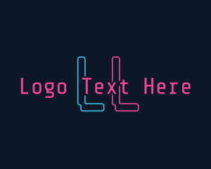 High Tech - Neon Software Tech logo design