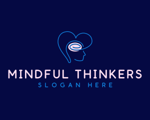 Brain Mind Heart logo design