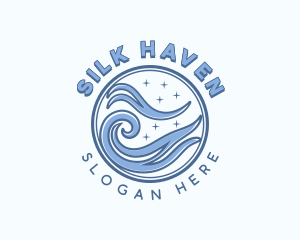 Ocean Surfing Tide Logo