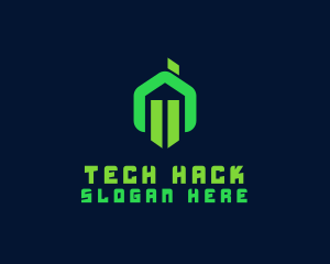 Tech House Property logo design