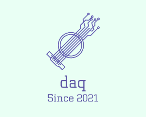 Entertainment - Tech String Instrument logo design