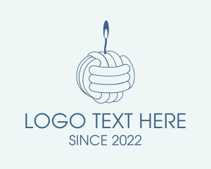 Massage - Blue Ball Candle logo design