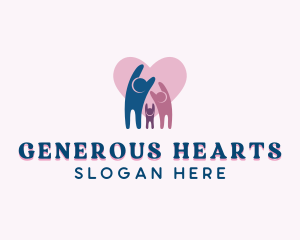 Philanthropy - Community Heart Charity logo design