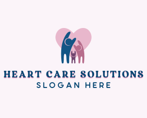 Community Heart Charity logo design