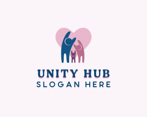 Community - Community Heart Charity logo design