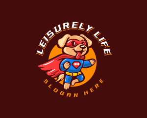 Super Puppy Hero Logo