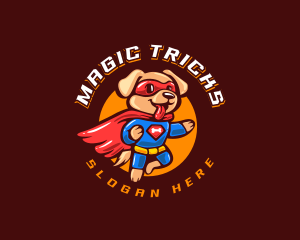 Tricks - Super Puppy Hero logo design