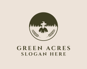 Farmer - Farmer Wheat Grass logo design