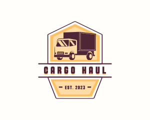 Truck Logistics Transport logo design