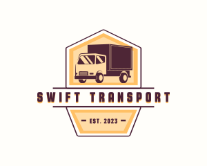 Truck Logistics Transport logo design