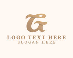 Hairdresser - Stylist Salon Letter G logo design