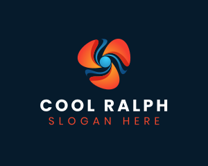 Industrial Fan Airflow logo design