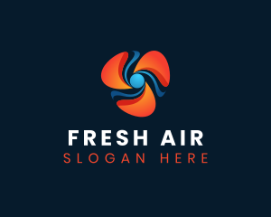 Industrial Fan Airflow logo design