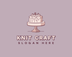 Wedding Floral Cake Logo