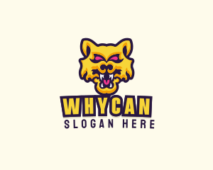 Angry Wildcat Beast Logo