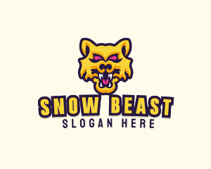 Angry Wildcat Beast logo design