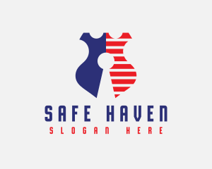 Keyhole Badge Security logo design