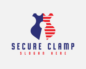 Keyhole Badge Security logo design