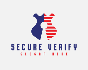 Keyhole Badge Security logo design