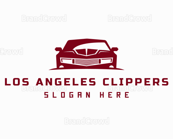 Red Car Vehicle Logo