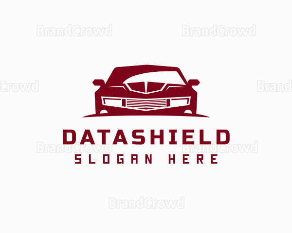 Red Car Vehicle Logo
