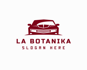 Red Car Vehicle Logo