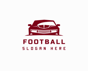 Driver - Red Car Vehicle logo design