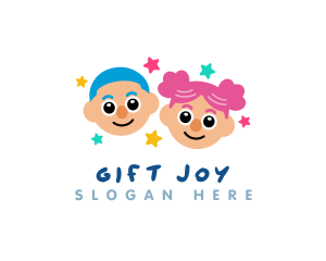 Happy Children Preschooler logo design