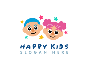 Happy Children Preschooler logo design