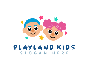 Happy Children Preschooler logo design