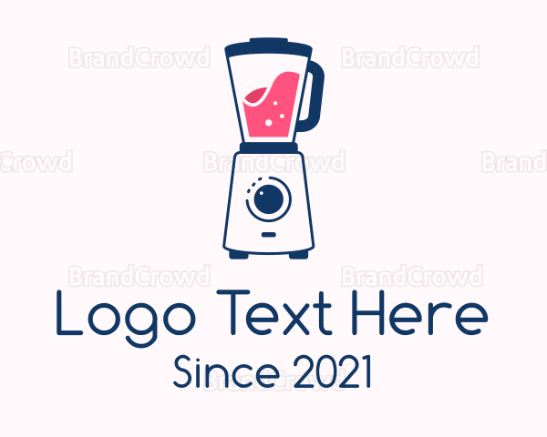 Minimalist Kitchen Blender Logo