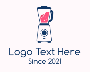 Juice - Minimalist Kitchen Blender logo design
