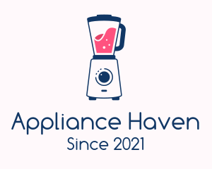 Minimalist Kitchen Blender logo design