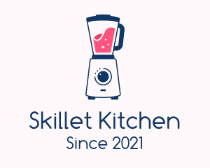 Minimalist Kitchen Blender logo design