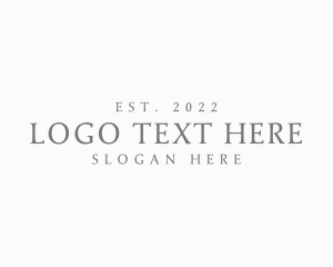 Cosmetics - Elegant Generic Wordmark logo design