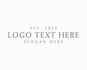 Elegant Generic Wordmark Logo