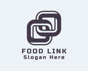 Chain - Silver Interlinked Chain logo design