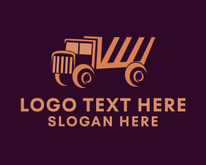 Driver - Delivery Truck Transport logo design
