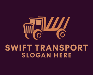 Delivery Truck Transport  logo design