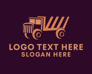 Delivery Truck Transport  Logo