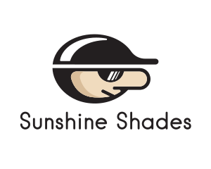 Sunglasses - Cap Sunglasses Cartoon logo design