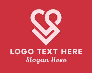 Heart - Heart Dating App logo design