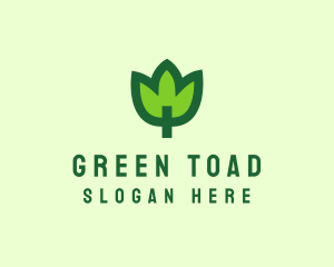 Green Eco Leaf logo design