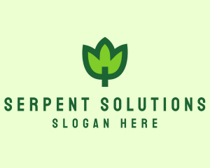 Green Eco Leaf logo design