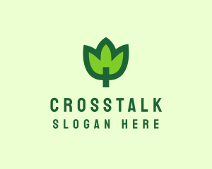 Healthy - Green Eco Leaf logo design