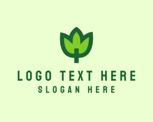 Green Eco Leaf Logo