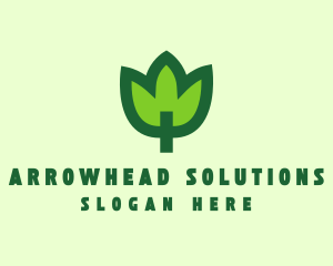 Green Eco Leaf logo design