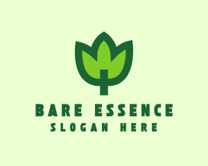 Green Eco Leaf logo design