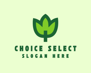 Green Eco Leaf logo design