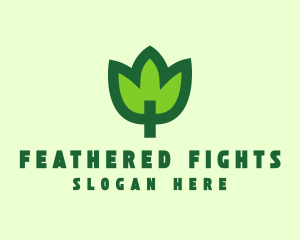 Green Eco Leaf logo design